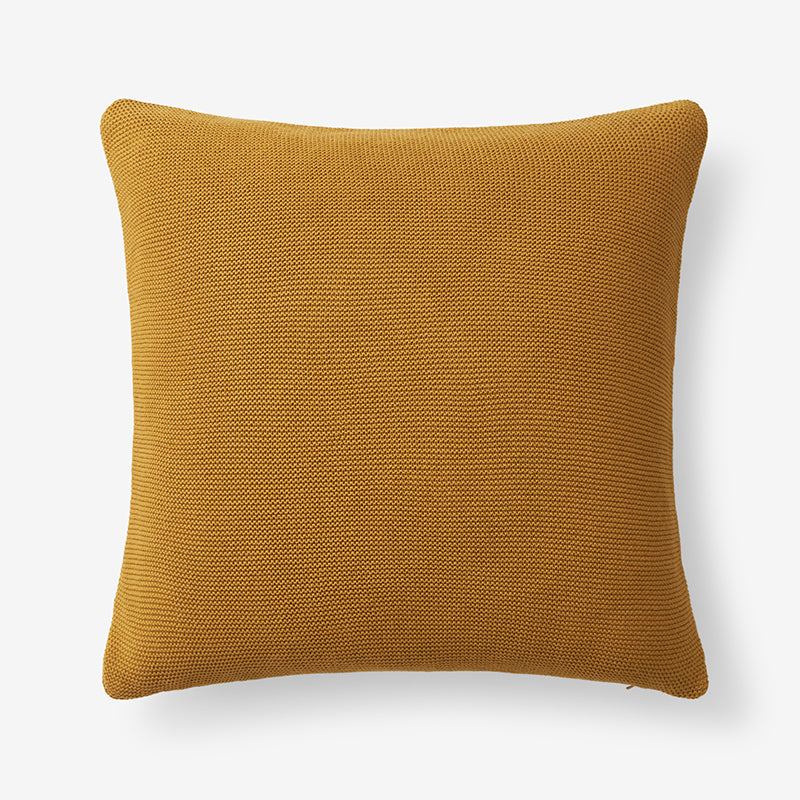 Classic All Season Breathable Cotton Knit Decorative Pillow Cover