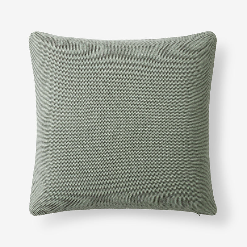 Classic All Season Breathable Cotton Knit Decorative Pillow Cover