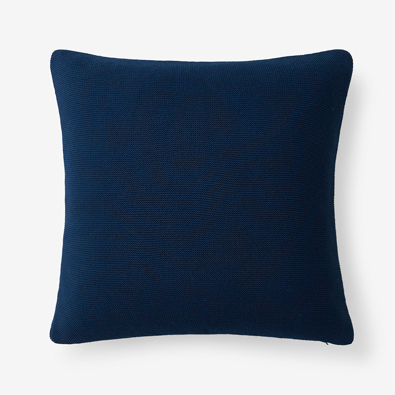 Classic All Season Breathable Cotton Knit Decorative Pillow Cover