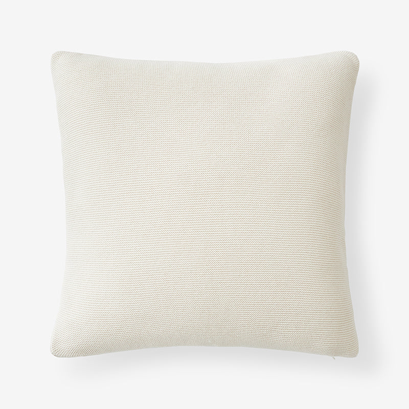 Classic All Season Breathable Cotton Knit Decorative Pillow Cover