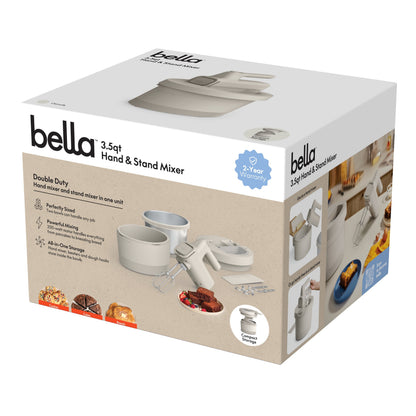 Bella 3.5qt Hand & Stand Mixer