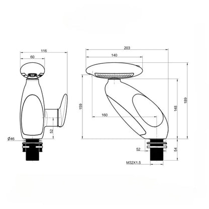 Smart LED Bathroom Faucet – 4 Water Modes, 360° Pull-Out Head