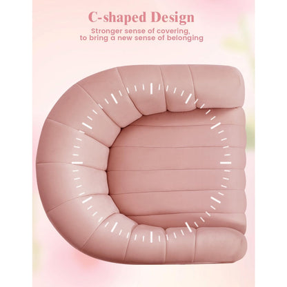 Murrow Upholstered Swivel Barrel Chair