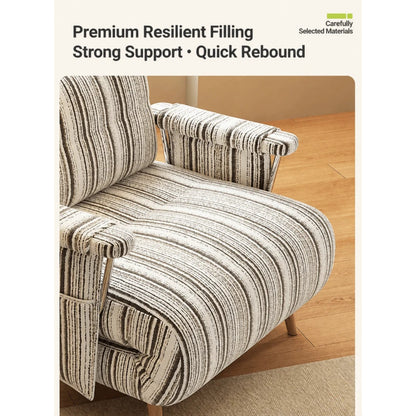 Masca Foldable Sofa Bed with Adjustable Recline & Removable Armrests