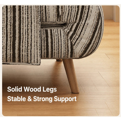 Masca Foldable Sofa Bed with Adjustable Recline & Removable Armrests