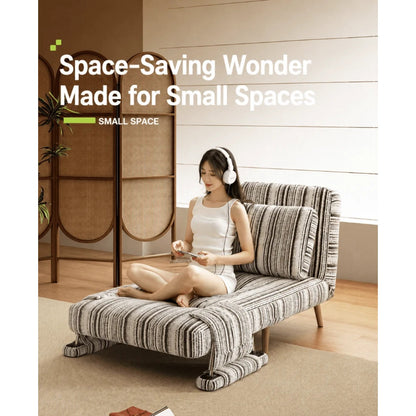 Masca Foldable Sofa Bed with Adjustable Recline & Removable Armrests